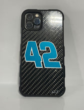 Load image into Gallery viewer, Metallic Teal 42 Racing Number Decals Small (2 PACK)