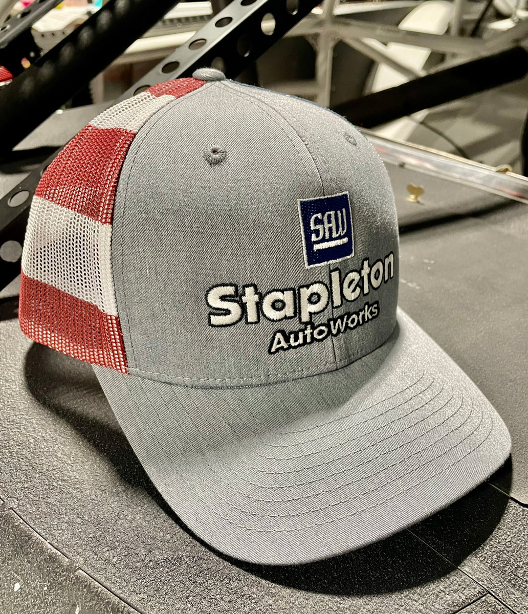 Stapleton Auto Works American Flag "Goodwrench Style" Snapback Hat