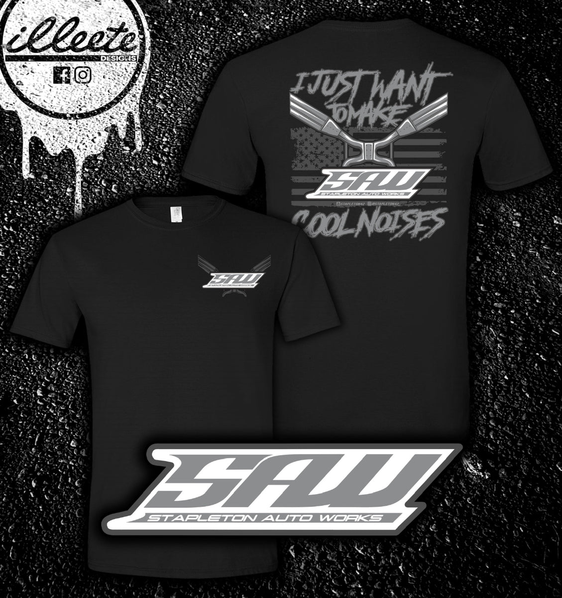 Stapleton Auto Works "Boom Tube Exhaust" Shirt