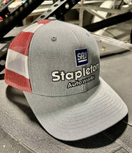 Load image into Gallery viewer, Stapleton Auto Works American Flag &quot;Goodwrench Style&quot; Snapback Hat
