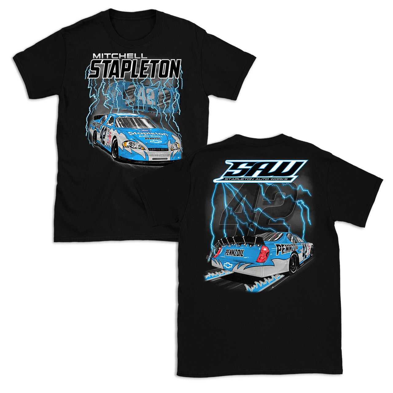 Mitchell Stapleton Pennzoil Racing T-Shirt – Stapleton Auto Works